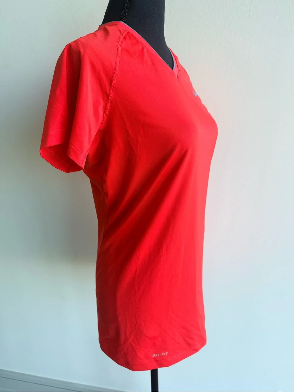 Nike Pro Combat Women’s Bright Red/Orange Dri-Fit Tee